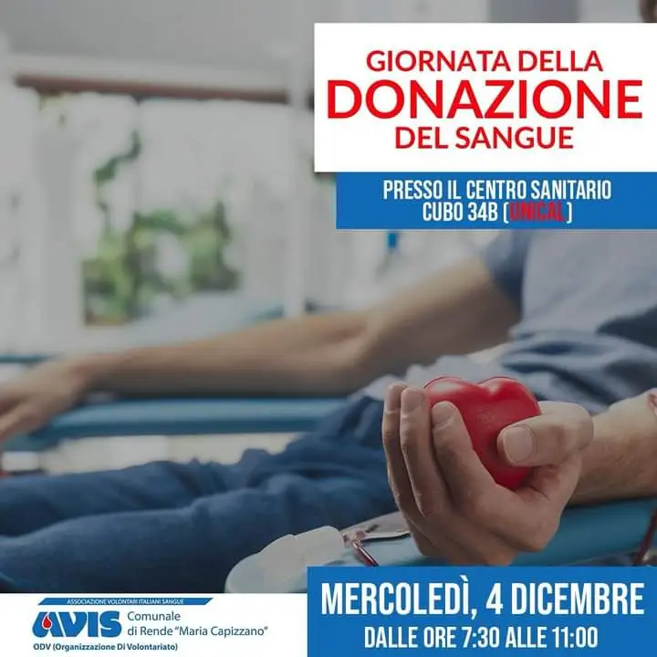 Giornata della donazione del sangue CS