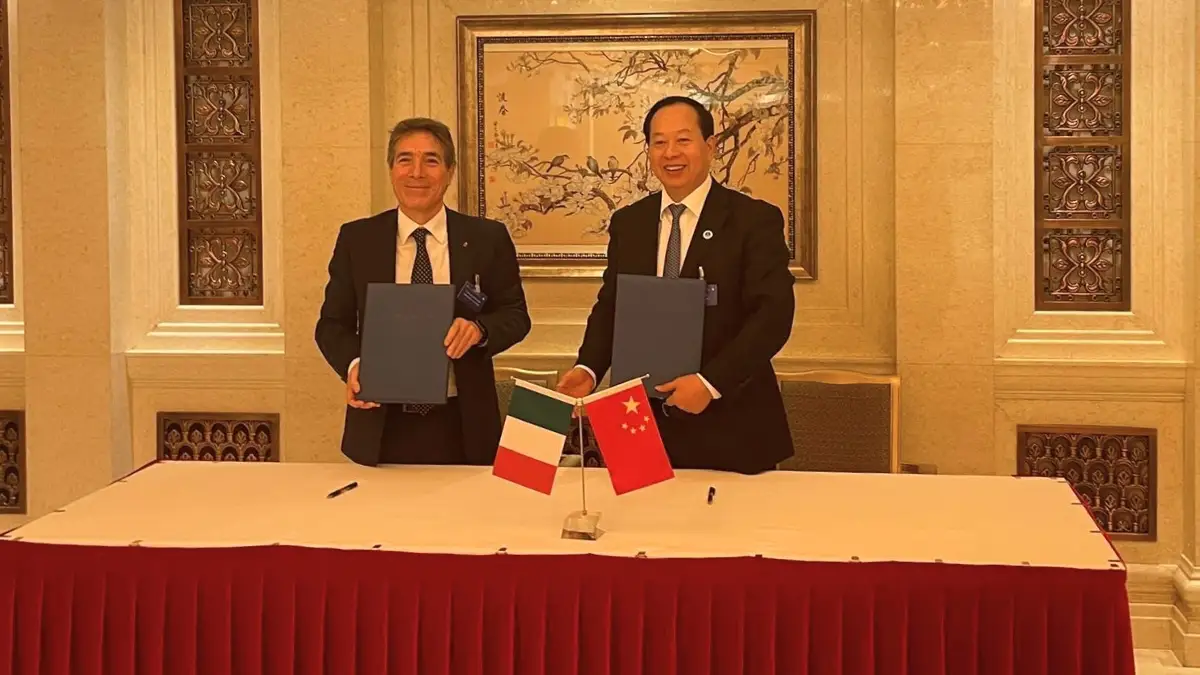 Scarcello firma accordo Cina 2024